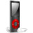 iPod Nano black and red off Icon